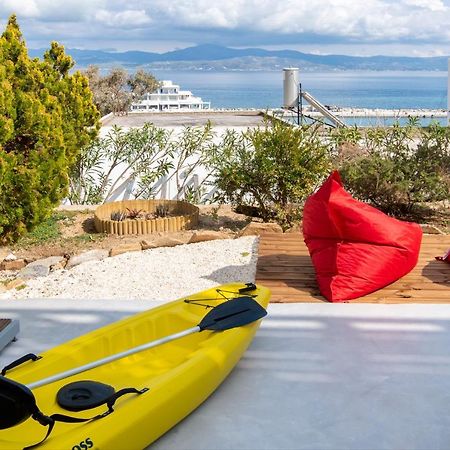 Splash With Amazing Sea Views In Piso Livadi Buitenkant foto