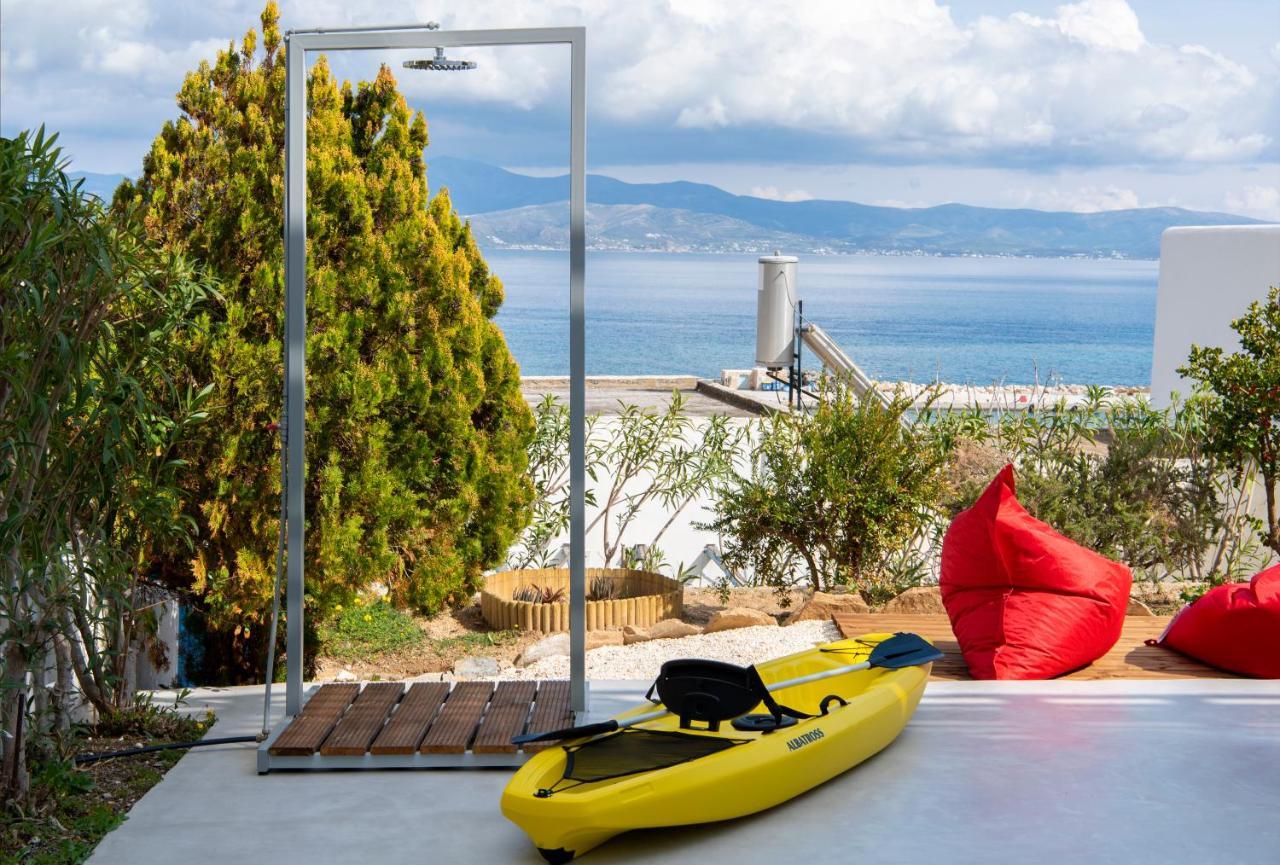 Splash With Amazing Sea Views In Piso Livadi Buitenkant foto