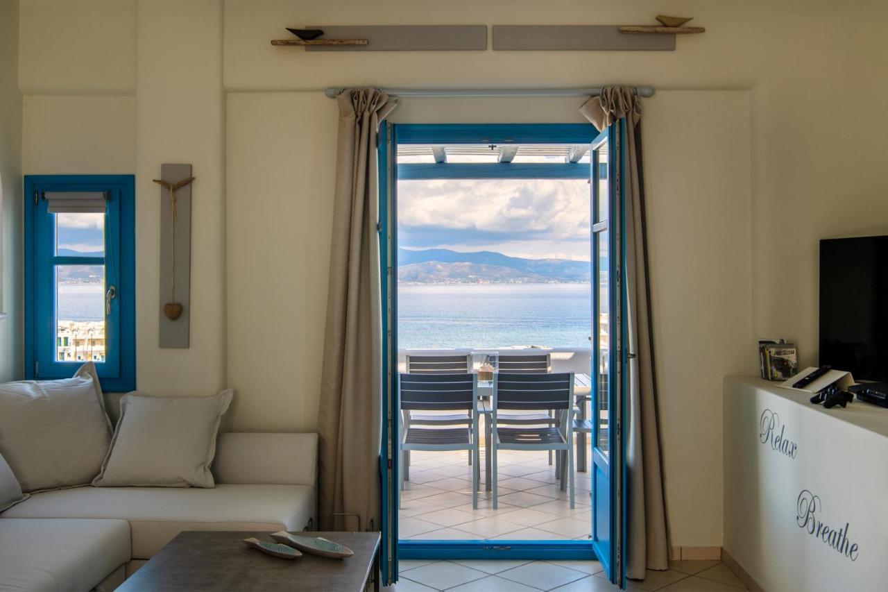 Splash With Amazing Sea Views In Piso Livadi Buitenkant foto